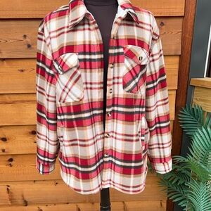 Plaid Flannel Jacket for women